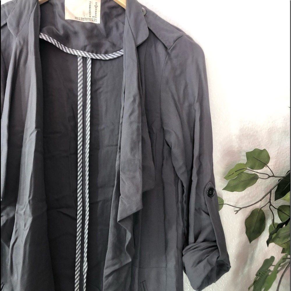 Life In Progress Grey Light Weight Jacket - Picture 2 of 6